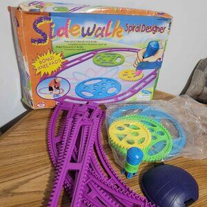 Sidewalk Spiral Designer Chalk Set. Chalk not included. Summer Fun Kids Artist